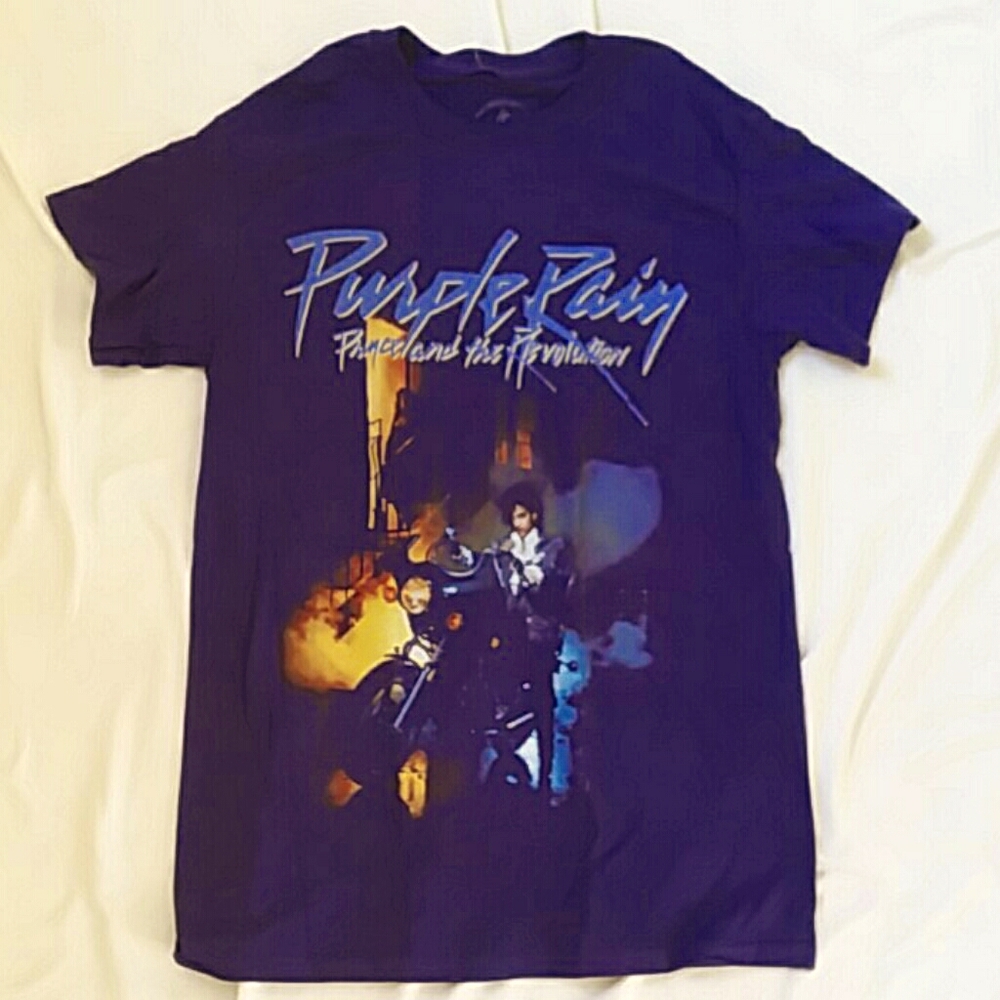 Prince & The Revolution Purple Rain Tshirt S nwot